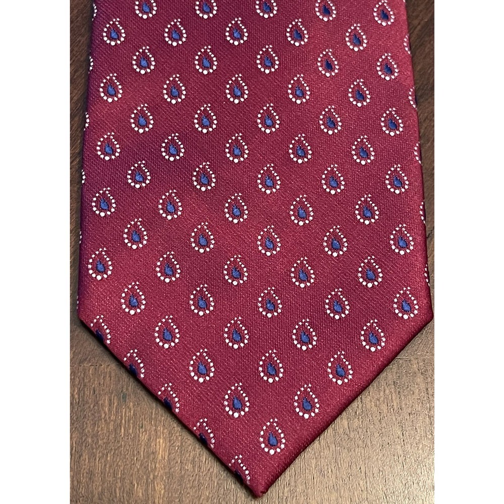 Creazioni Tucci Firenze Red Blue 100 Silk Men’s Neck Tie